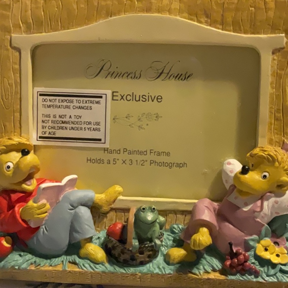 Princess House Yellow Hand-Painted Woodland new two of them